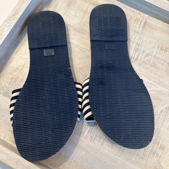 Haviannas You St. Tropez Navy White Yellow Sandal size 37-38 (US 7.5) - Picture 4 of 9